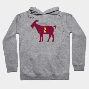 CLE GOAT - 2 - White Hoodie